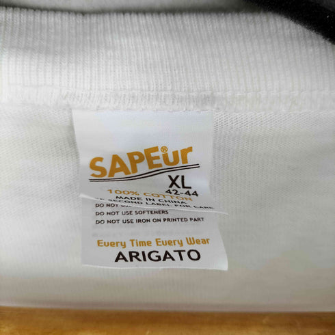 サプール SAPEur 両面プリント S/S Tシャツ メンズ JPN:XL
