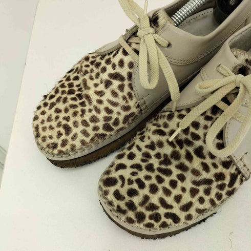 PADMORE&BARNES クレープソールレオパード柄チャッカブーツ メンズ 8