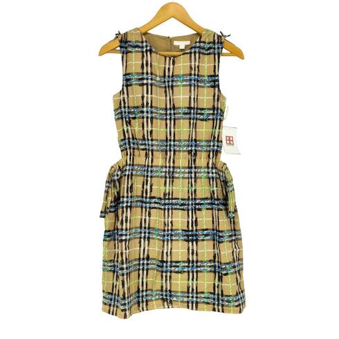 バーバリー BURBERRY ブルーネオン柄 ノヴァチェックワンピース レディース 14