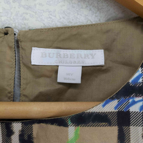 バーバリー BURBERRY ブルーネオン柄 ノヴァチェックワンピース レディース 14