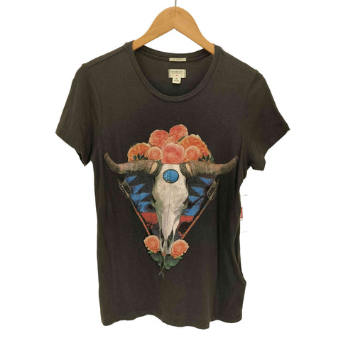 デニムアンドサプライ ラルフローレン DENIM & SUPPLY RALPH LAUREN グラフィックプリント クルーネック Tシャツ Y2K レディース import:XS