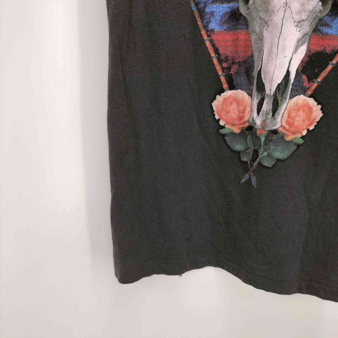 デニムアンドサプライ ラルフローレン DENIM & SUPPLY RALPH LAUREN グラフィックプリント クルーネック Tシャツ Y2K レディース import:XS