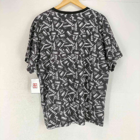 エムエムシックスメゾンマルジェラ MM6 Maison Margiela 紙タグ総柄デザインワイドTシャツ レディース 16