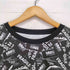 エムエムシックスメゾンマルジェラ MM6 Maison Margiela 紙タグ総柄デザインワイドTシャツ レディース 16
