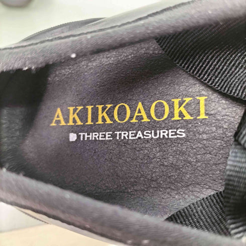 AKIKOAOKI Giselle-faux leather リボンローファー レディース