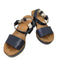 ジルサンダーネイビー JIL SANDER NAVY レザー厚底サンダル レディース JPN:37