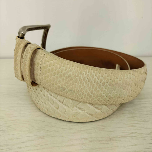 ORCIANI /オルチアーニ GENUINE SNAKE ヘビ革 パイソン ベルト メンズ 90