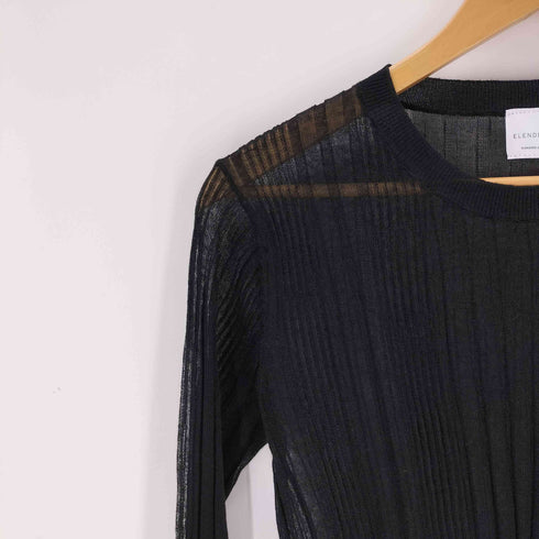 エレンディーク ELENDEEK 25SS SHEER RIB KT シア―リブニット レディース FREE