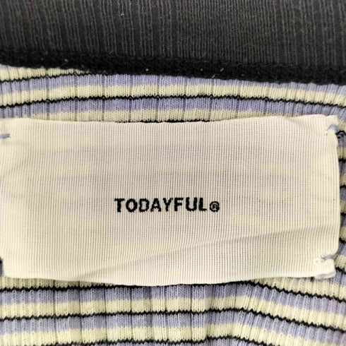 トゥデイフル TODAYFUL Multiborder Rib Tanktop レディース FREE