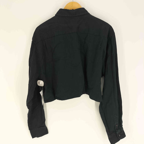 ラングラー Wrangler FLEX FOR COMFORT フラップポケット クロップド L/S オーバー シャツ レディース import:XL