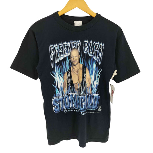 90S USA製 FREEZER BURN STONE COLD プロレスラー プリント S/S クルーネック Tシャツ コピーライト 1999年 レディース