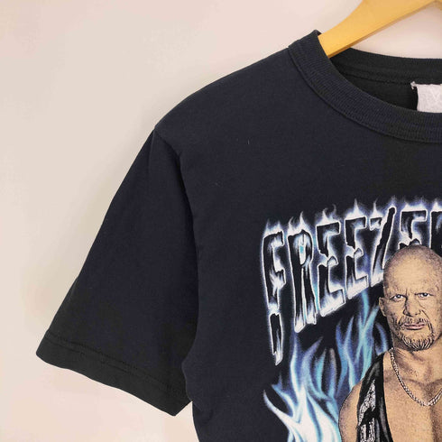 90S USA製 FREEZER BURN STONE COLD プロレスラー プリント S/S クルーネック Tシャツ コピーライト 1999年 レディース