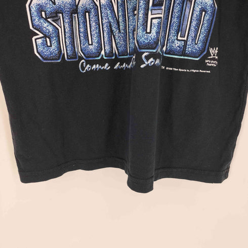 90S USA製 FREEZER BURN STONE COLD プロレスラー プリント S/S クルーネック Tシャツ コピーライト 1999年 レディース
