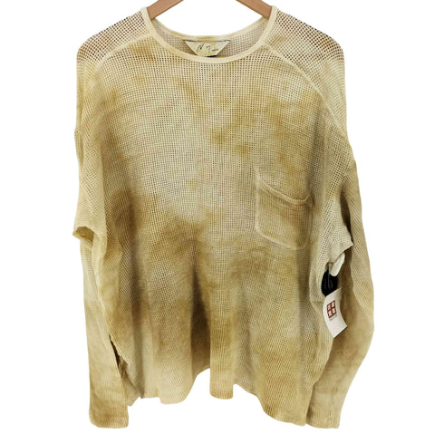 アンセルム ANCELLM DYED MESH LS T-SHIRT メンズ JPN:2