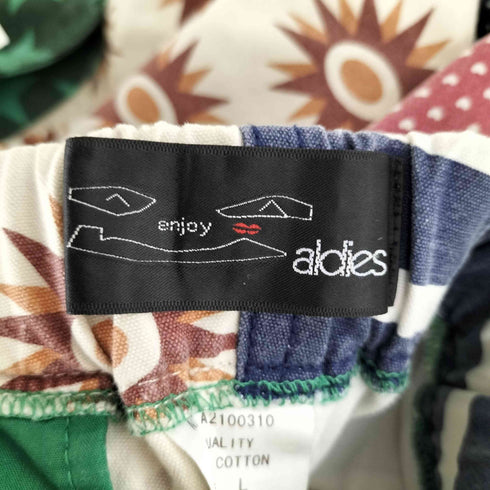 アールディーズ ALDIES 切替 総柄 スター レオパード ショートパンツ ショーツ メンズ JPN:L