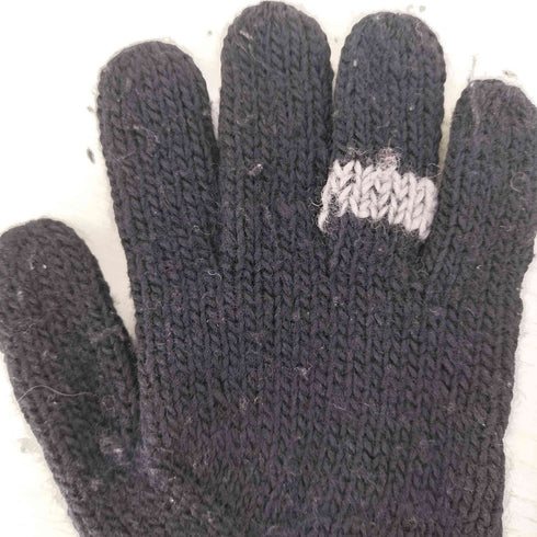 ハリウッドランチマーケット HOLLYWOOD RANCH MARKET H刺繍 ニット 手袋 グローブ メンズ M