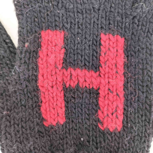 ハリウッドランチマーケット HOLLYWOOD RANCH MARKET H刺繍 ニット 手袋 グローブ メンズ M