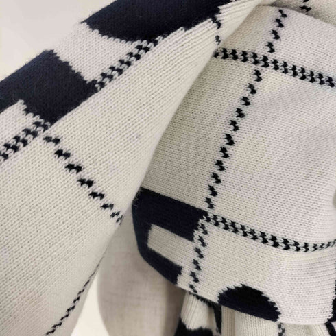 ラコステライブ Lacoste Live ロゴ刺繍 チェック柄 マフラー メンズ ONE SIZE