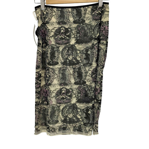 ヴィヴィアンタム VIVIENNE TAM archive BUDDHA ACALA MESH SKIRT パワーネット レディース JPN:0