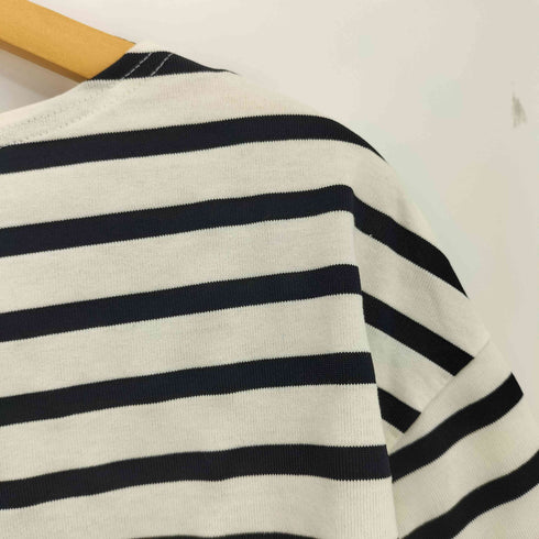 ビューティーアンドユースユナイテッドアローズ BEAUTY & YOUTH UNITED ARROWS ワイドボーダーパフスリーブボートネックカットソー レディース FREE