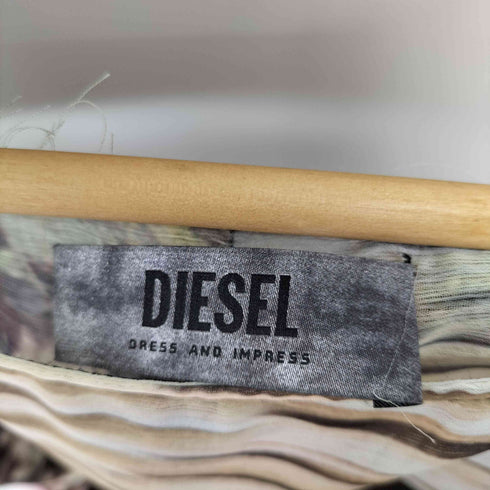 ディーゼル DIESEL 転写プリントノースリーブシアーチュニック レディース