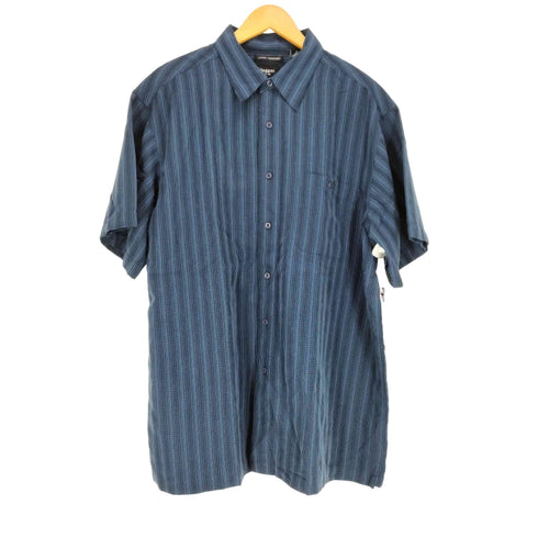 ハガークロージング HAGGAR LUXURY MICROFIBER チェック柄ポケットシャツ メンズ JPN:XL