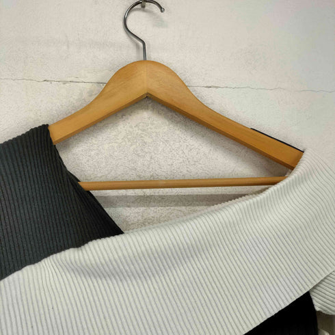 メルトザレディ Melt the lady bicolor knit tops レディース FREE