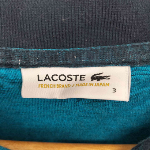 ラコステ LACOSTE スキッパーポロシャツ レディース JPN:3