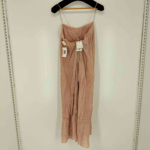 ザラ ZARA ZW COLLECTION ラミー混ミディワンピース レディース import:L