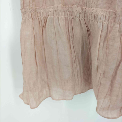ザラ ZARA ZW COLLECTION ラミー混ミディワンピース レディース import:L