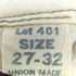 UNION MADE ボタンフライストレートチノパンツ メンズ 27/32