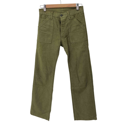 ウエス UES ボタンフライストレートワークパンツ レディース 28-32