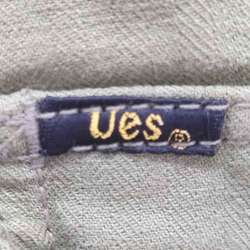 ウエス UES ボタンフライストレートワークパンツ レディース 28-32