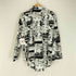 ザラ ZARA ANA MUSHELL イラストシャツ メンズ JPN:S