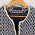 ザラ ZARA WOMAN ツイード ノーカラー コート レディース import:L