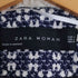 ザラ ZARA WOMAN ツイード ノーカラー コート レディース import:L