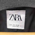 ザラ ZARA クロップド ダブル ブレスト ツイード テーラードジャケット レディース import:S