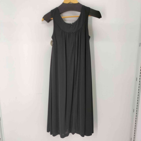 vestiaire ビーズデザインノースリーブロングワンピース レディース