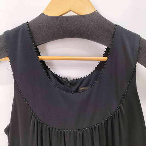 vestiaire ビーズデザインノースリーブロングワンピース レディース