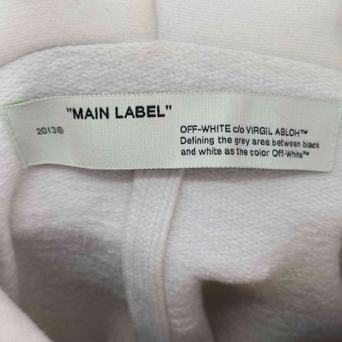 オフホワイト OFF-WHITE 19AW バックペンキアロープリント パーカー メンズ JPN:S