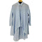ザラ ZARA L/S アシンメトリーシャツワンピース レディース import:S