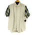 コムデギャルソンオム COMME des GARCONS HOMME チェック切替 S/S リネンシャツ メンズ SS
