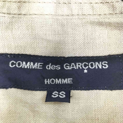 コムデギャルソンオム COMME des GARCONS HOMME チェック切替 S/S リネンシャツ メンズ SS