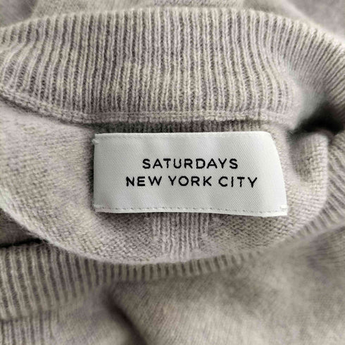 サタデーズニューヨークシティ Saturdays NYC ウール クルーネックニット メンズ import:S