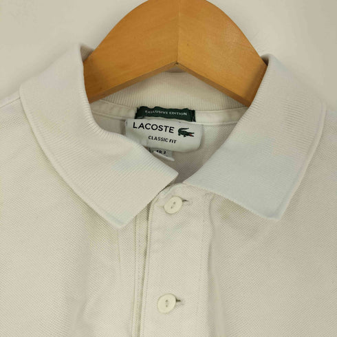 ラコステ LACOSTE CLASSIC FIT ロゴ刺繍 鹿の子 ポロシャツ メンズ import:XS