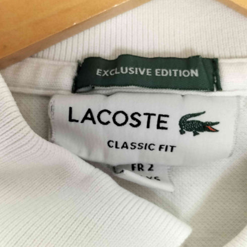 ラコステ LACOSTE CLASSIC FIT ロゴ刺繍 鹿の子 ポロシャツ メンズ import:XS