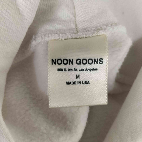 ヌーングーンズ NOON GOONS USA製 コットン プルオーバー プリントパーカー メンズ import:M