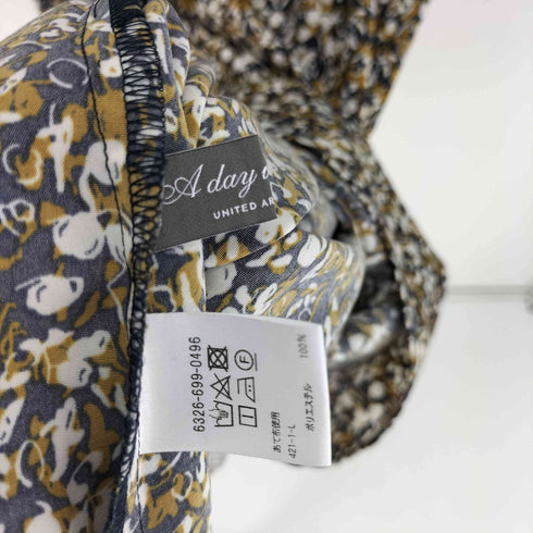 アデイインザライフユナイテッドアローズ A day in the life UNITED ARROWS サイドホール ショートスリーブ ワンピース レディース FREE