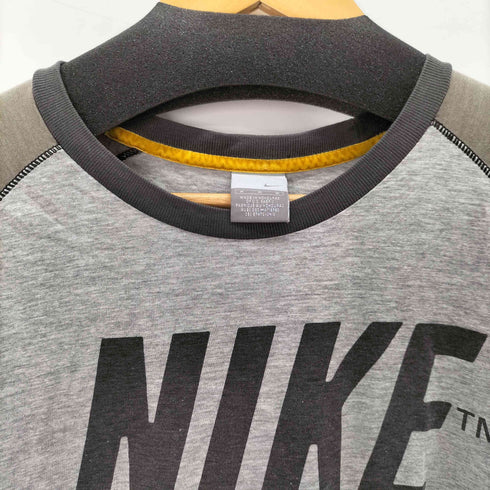 ナイキ NIKE 00S スウォッシュロゴプリントラグランスリーブロンT メンズ JPN:M