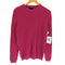 ザラ ZARA FINE COTTON 畔編み コットン クルーネック ニット セーター メンズ import:L